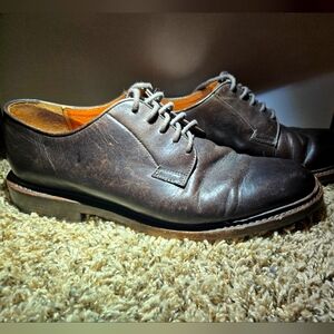 Frye Jones Derby-Blucher Shoes, Chocolate Brown, 10 D